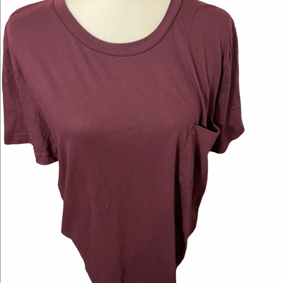 Pink Victoria’s Secret T-shirt Maroon Medium